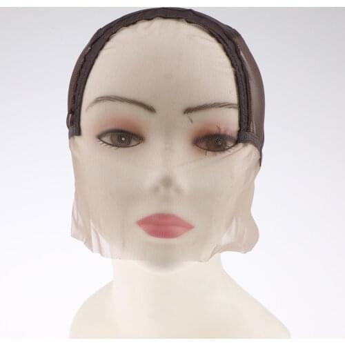 Breathable Elastic Full Lace Wig Cap with Ear to Ear Stretch, Weaving Net Cap for Women