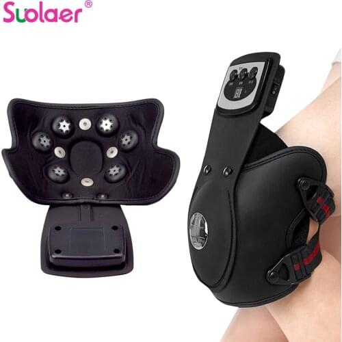 Infrared Knee Care Electric Massage Pain Relief Rehabilitation Equipment Magnetic Vibration Heating Massager Joint Physiotherapy