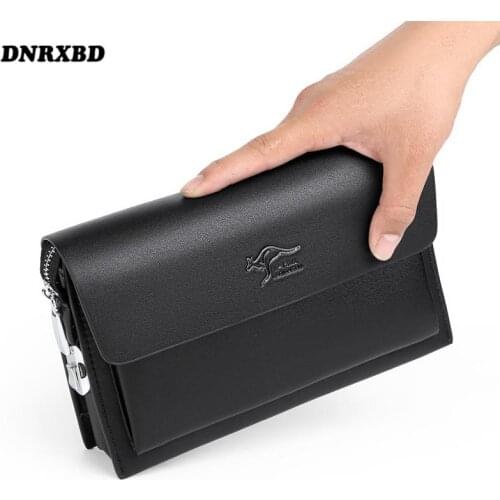 High Quality wallet Mens clutch bag anti-theft password lock male wallet business billetera hombre phone bag Coin Purse cartera