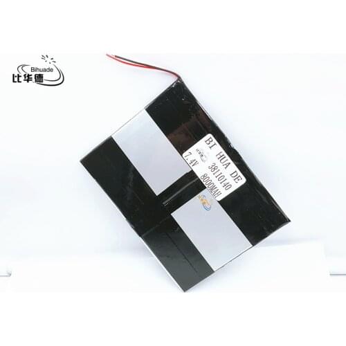 Li-po 7.4V 38110140 8000 mah polymer rechargeable battery large-capacity ultra-thin MID tablet battery