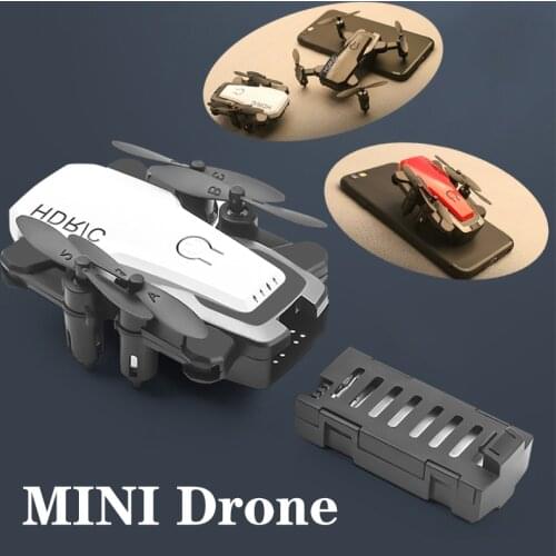 Mini RC Drone with Camera HD Foldable Helicopter 0.3MP Fixed Height Small Quadcopter Remote Control Pocket dron Best Gift Toys