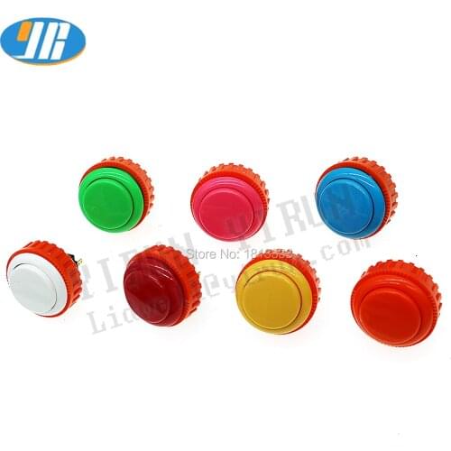 1 pcs Original SANWA OBSN-30 30mm OBSN 24 24mm Round Push Button With Nut For DIY Arcade Joystick Button