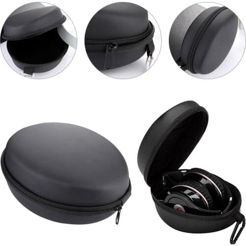 Bag Container Portable PU Zipper Earphone Storage Bag Bluetooth Earphone Bag Earphone Cover Large Earphone Bag