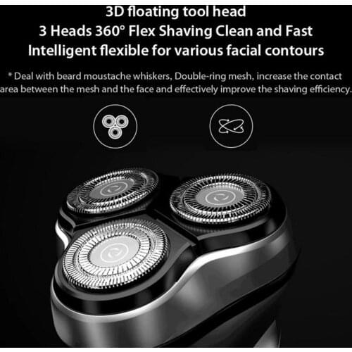 ENCHEN Portable Electric Face Shaving Heads 3 Blade Replacement Shaver Blades for Enchen BlackStone 3D Men electric Shaver Razor