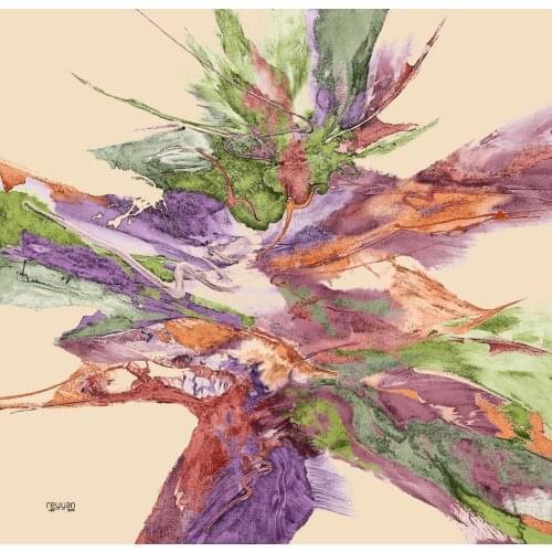 REYYAN SILK TEXTURED OYALIK WRITING PATTERN-14651-RENK-04