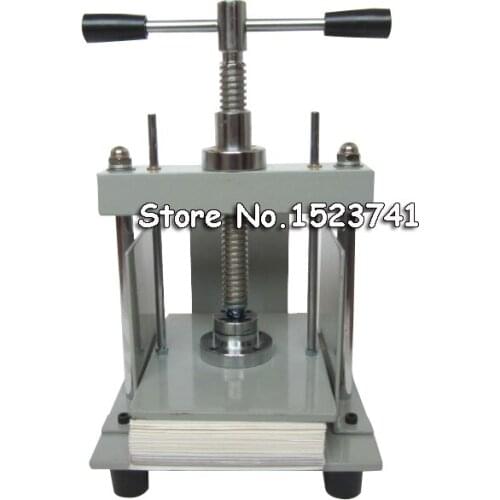 A5 size Manual flat paper press machine for photo books, invoices, checks, booklets, Nipping machine