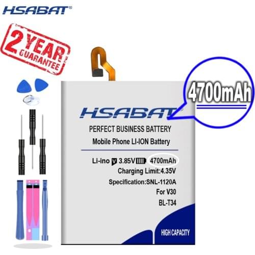 New Arrival [ HSABAT ] 4700mAh BL-T34 Replacement Battery for LG Sprint V30+ LS998 V30 V30A H930 H932