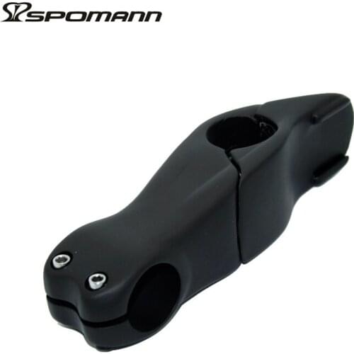 Spomann UD Black Carbon Road Bicycle Stem 10 Degree For Installed Riding Bike Compute Stopwatch Stem MTB 31.8mm Cycling Parts
