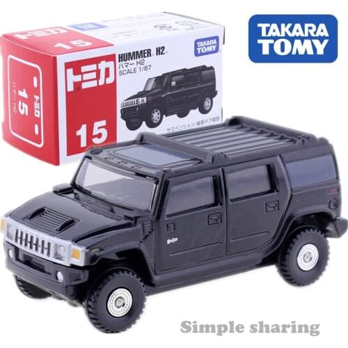 Takara Tomy Tomica No.15 HUMMER H2 Off Road Car 1:67 Diecast Miniature Model Kit Funny Magic Baby Toys Hot Pop Kids Bauble