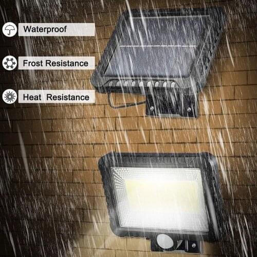 Solar light outdoor motion sensor recharge solar wall light dwaterproof water emergency led light street garden balcony lamp