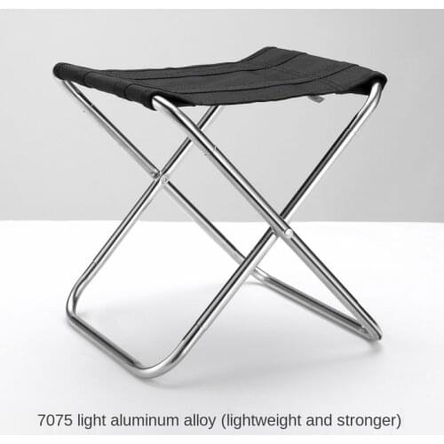 Outdoor Aluminium Alloy stool folding stool Outdoor Camping Stool Retractable Stool Portable Stool Folding Chair Camping Stool