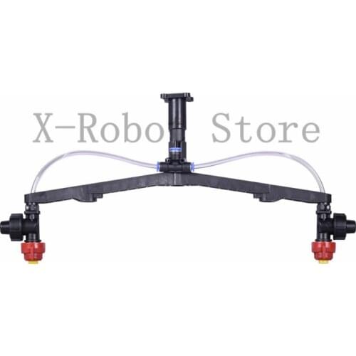 Y-type double head extended nozzles for agricultural spraying double head extended nozzles