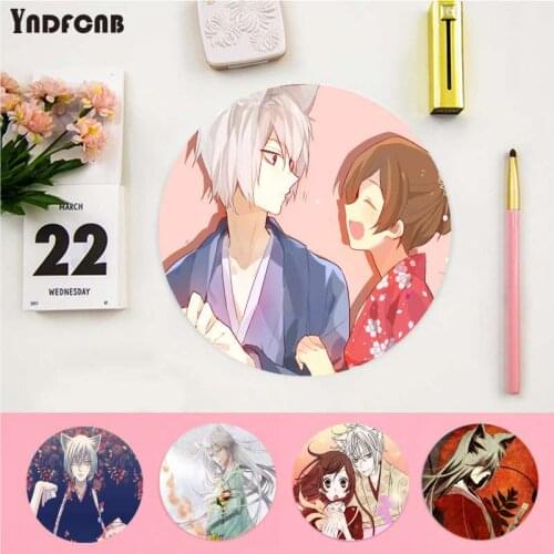 YNDFCNB Anime Kamisama Love Hajimemashita Tomoe Nanami round mouse Pad to Mouse Game gaming Mousepad Rug For PC Laptop Notebook