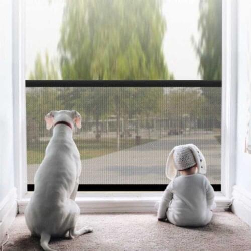 Dog Fence Insulation Net Isolation Barrier Safety Fence Baby Cat Protective Fence Portable Foldable Mesh Fence Door Pet Supplies