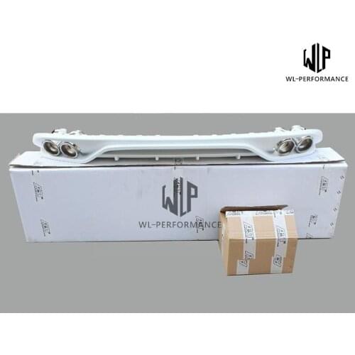 A4 B8 High Quality PP Rear diffuser Car rear bumper lip with exhaust tail throat For AUDI A4 B8 Standard bumper ABT Style 09-12