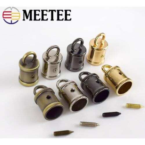 5/10/20pcs 10x23mm Bag Metal Buckles Handbag Strap Tassel Fringe Clasp Connector Hanger Rope Cord Lock DIY Hardware Accessories