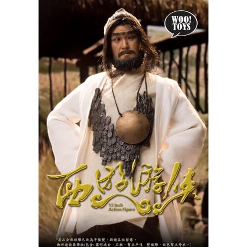 1/6 WOO TOYS Luxury Version A Chinese Odyssey Stephen Chow Figure Model 12'' Male Soldier Action Body for Fans Collection