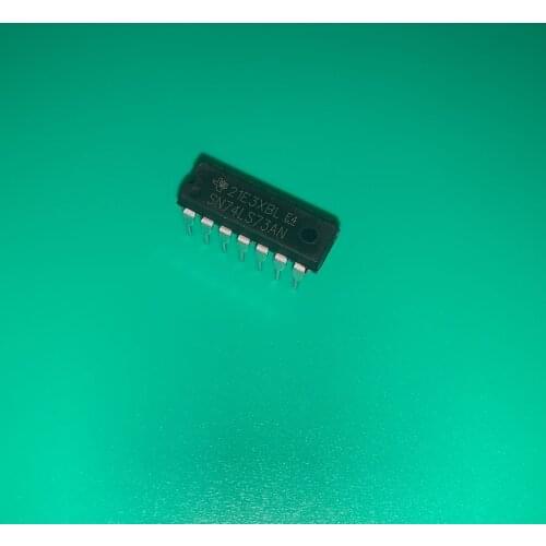 10pcs/lot SN74LS73N DIP16 SN 74LS73N DUAL JK NEGATIVE EDGE-TRIGGERED FLIP-FLOP SN74LS73NE4