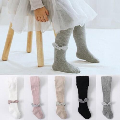 2020 New 1pc Baby Girls 1-6T Toddler Kids Cotton Warm Tights Stockings Pantyhose Pants Warm Cotton Solid