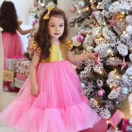 2021 Fashion Baby Girls Dress Christmas Dresses For Girls Girl Clothes Evening Dress For Girls Wedding Party Dress Vestidos