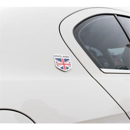 3D Metal British United Kingdom Flag Car Stickers Decals Car Stickers Decoration Car Accessories for Jaguar XF XJ for Peugeot