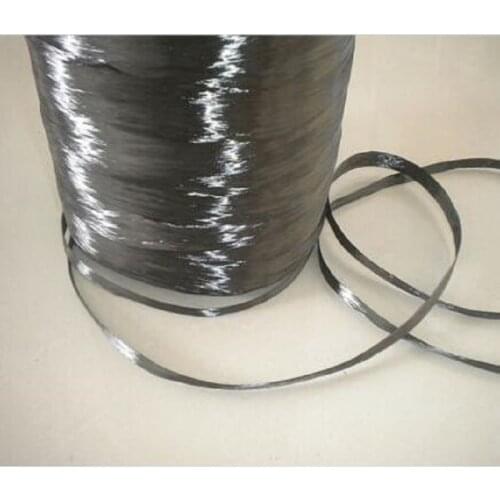 4900MPa 48K Carbon Fiber Fibre tow filament Yarn thread tape 30/50/100M Length Black