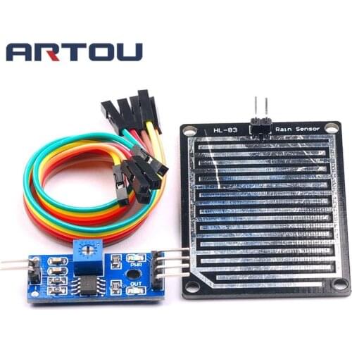 5set/lot Snow/Raindrops Detection Sensor Module Rain Weather Module Humidity For Arduino