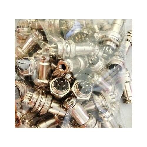 5pcs Aviation Plug Male & Female Wire Panel Connector 16mm 8 Pin GX16-8