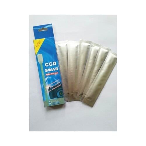 6PCS/Pack Wet Sensor Cleaner CMOS CCD SWAB for D-SLR,Filters, Optics lens,LCD FOR Camera Cleaning PAD CCD/CMOS SWAB