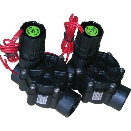 Garden irrigation automatic control Plastic Residential Irrigation Valves 100D-24v AC