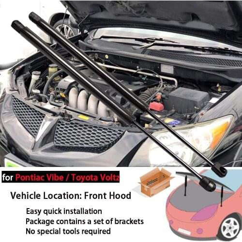 For Toyota Voltz 2003-2008 for Pontiac Vibe Modify Gas Struts Front Hood Bonnet Lift Support Shock Damper
