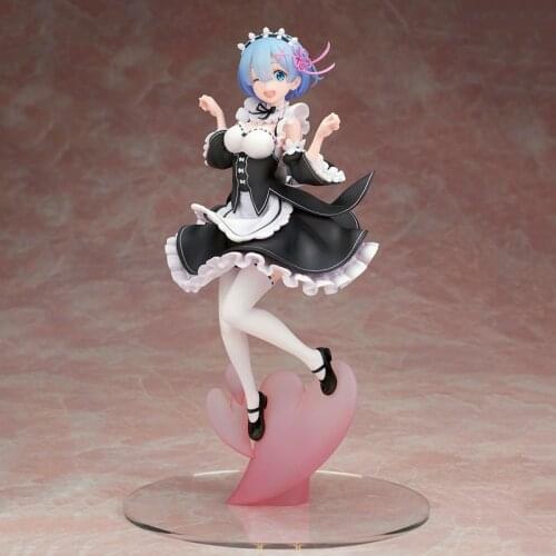 22.5CM Anime Re:ZERO-Starting Life in Another world Ram&Rem Figure Maid Rem Action Figure PVC Model Dolls Collections Toys