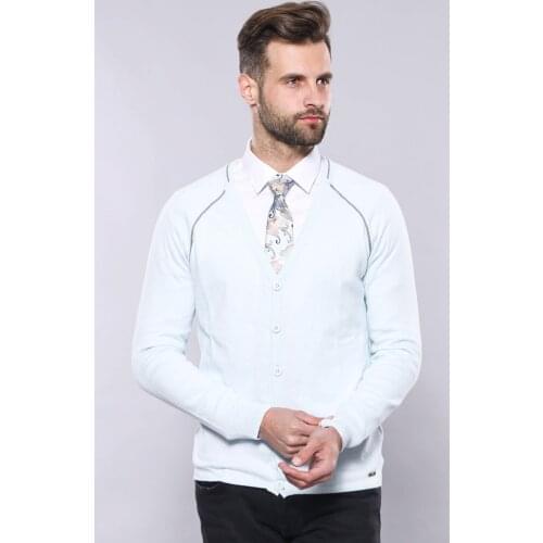 Navy Blue Cotton Knitwear