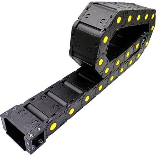 JFLO 20x38mm 1 Meter 40" Plastic Drag Chain Wire Carrier Cable Towline For CNC Router Machine Tools Transmission Free Shipping