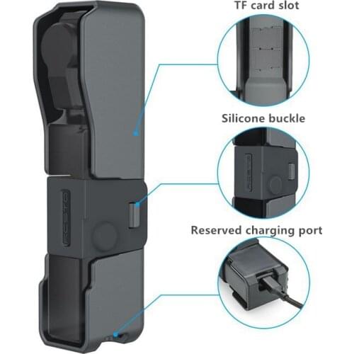 Pocket Camera Storage Box Hard shell Portable Case with wrist strap Lanyard for FIMI PALM camera Accessories