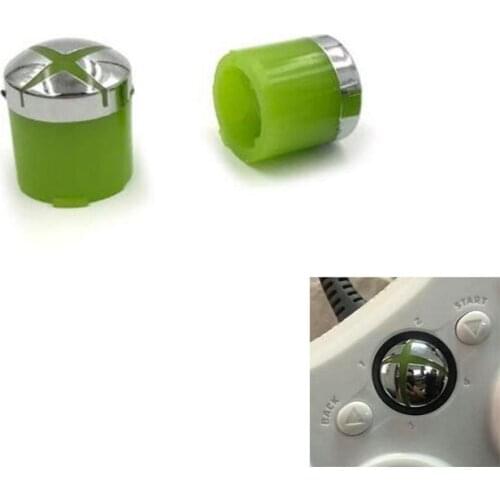 Home Button Start Return Back Repair Part Replacement for Microsoft Xbox 360 Switch Power Guide Logo Key Gamepad Controller