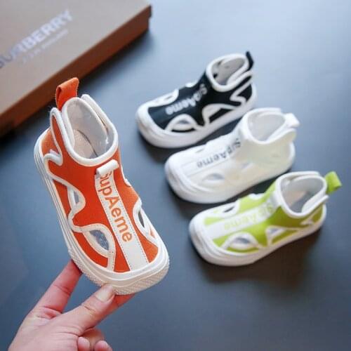 Summer baby sandals for girls boys soft bottom cloth children shoes fashion little kids beach sandals toddler shoes