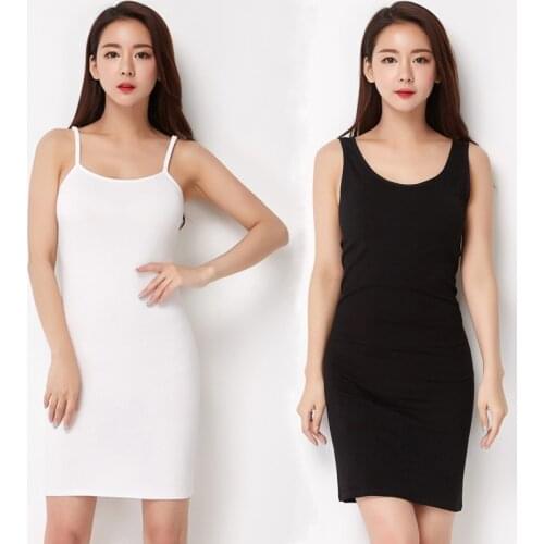 Summer Suspender Skirt Robe Womens Mid-Length Loose Nightgown Sleeveless Tank Top Dresses Satin Robe Sleepwear Women Homewear