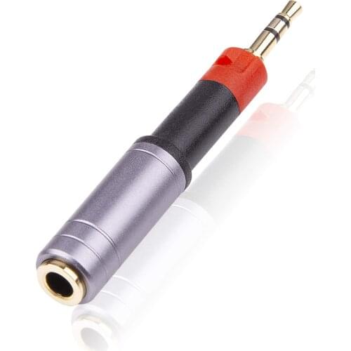 2.5mm to 3.5mm Female Metal Headphones Adapter Jack Connector For Sennheiser HD598 Cs SE HD558 HD518 HD599 HD569 HD579 Headsets