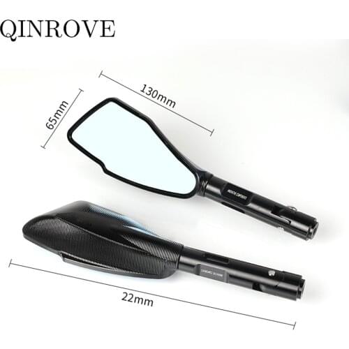 Motorcycle CNC Aluminum Rear View Mirror Blue Glass Side Mirror For Benelli TRK 502X 502C TNT 125 25 BN 125 Leoncino 500 752S
