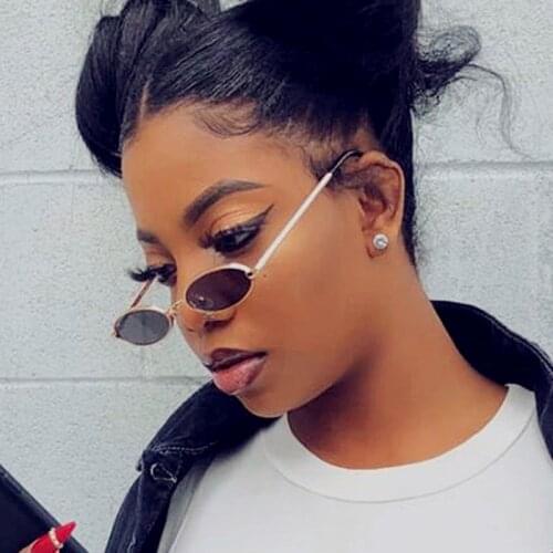 RBROVO Oval Sunglasses Women 2021 Small Brand Designer Glasses For Women/Men Alloy Eyeglasses Women Mirror Lentes De Sol Mujer