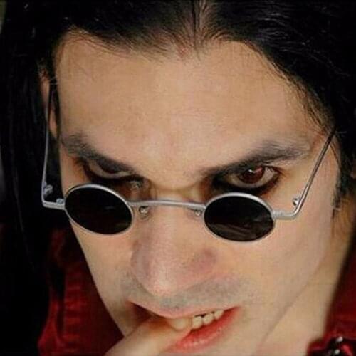 Hip Hop Prince sunglasses Retro Round Frame Niche sun glasses Literature style vintage punk glasses men cool Harajuku Gafas de