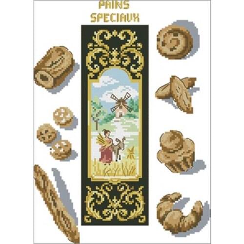 Special bread patterns Counted Cross Stitch 11CT 14CT 18CT DIY wholesale Chinese Cross Stitch Kits Embroidery Needlework Sets
