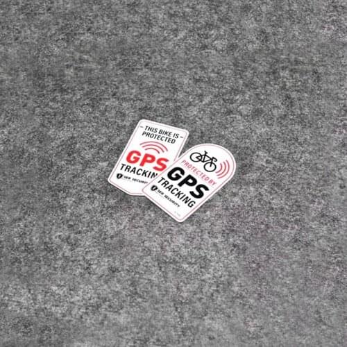 Bicycle Safety Reflective Sticker GPS Tracking Protected Motorcycle Anti-theft Decals Waterproof Car Stickers Car Styling