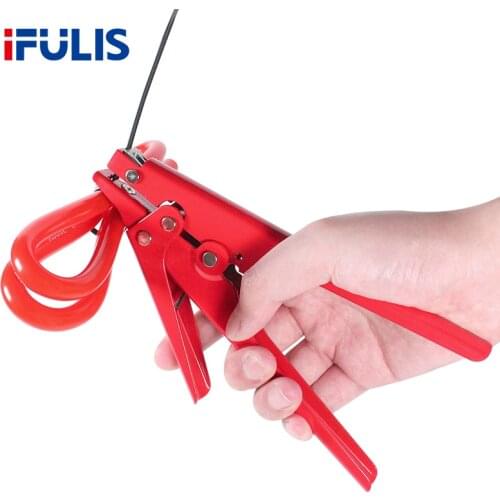 HS-519 2.4-9mm Cable Tie Gun Fastening Automatic Tightening And Cutting Tensioning For Plastic Nylon Cable Tie or Fasteners