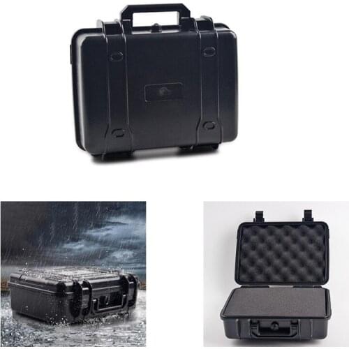 270x230x100mm Instrument Box ABS Plastic Toolbox Sealed Tool Case Safety Waterproof Toolbox Protective Box With Foam