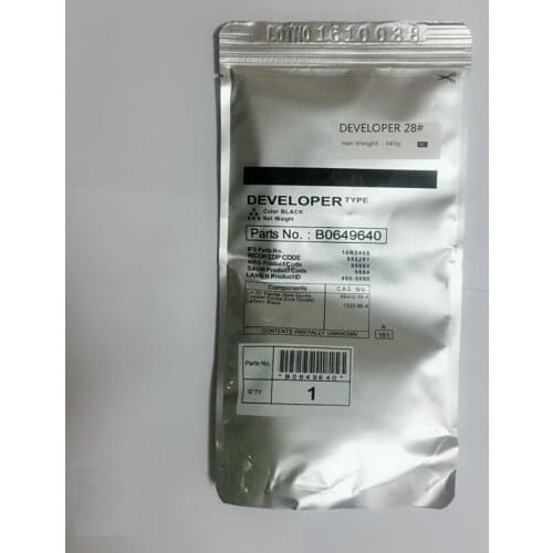 345g/bag Type 28 New compatible (B1219640) Developer for Ricoh Aficio 2015 2016 2018 2020 3025 3030 MP 1600 2000 2500 2510