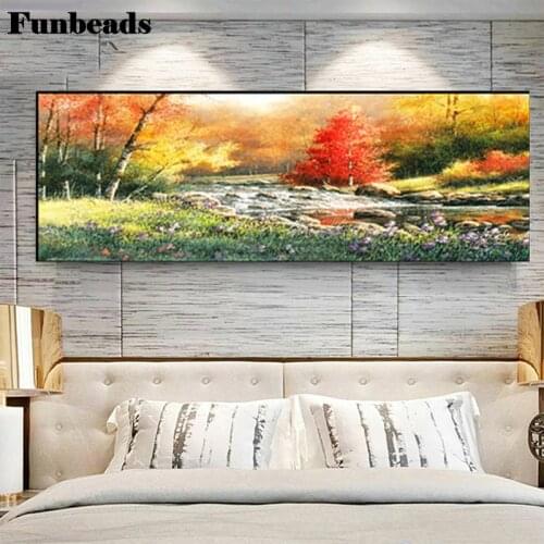 5d diy diamond embroidery sale natural scenery diamond painting full square round drill mosaic art pattern home art decor FF4270