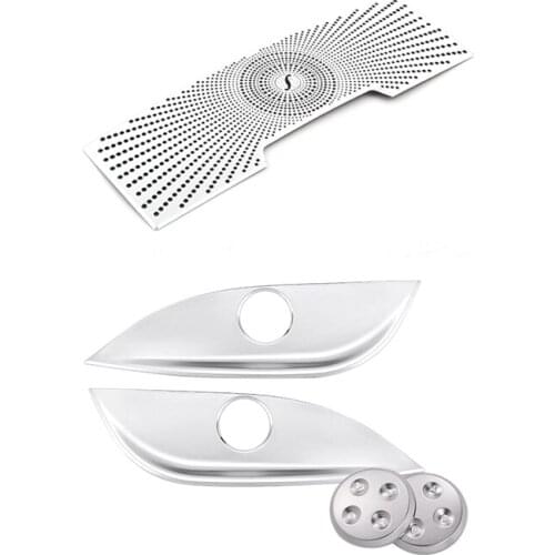 Car Reading Light Cover Trim Decoration Strips Interior Roof Lamp Frames with ​Car Seat Adjustment Button Cove