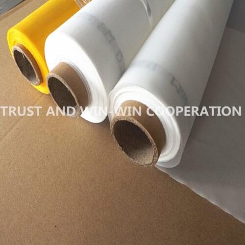Free Shipping ! Fine Mesh Yellow 90T-48Y-165CM Polyester Mesh for Silk Printing